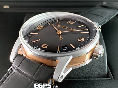 Audemars Piguet 愛彼 AP錶 Code 11.59系列 15210CR.OO.A002CR.01 漸層灰 煙燻灰色緞面紋面盤 18K白金+玫瑰金材質 大三針&nbsp;2021年新式保卡 顛覆傳統 最新巨作 15210 CR 自動上鍊&nbsp;41mm