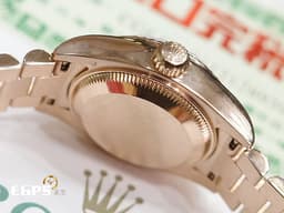 ROLEX 勞力士 Lady-Datejust 26 蠔式日誌型 179175 Met&nbsp;<font color="#79c9ec">原廠鑽石時標 Meteorite 隕石面盤</font>&nbsp;永恆玫瑰金 DJ26 經典三角坑紋錶圈&nbsp;<font color="#FF0000">台灣公司貨 元首型（President）錶帶 總統帶</font>&nbsp;自動上鍊 26mm