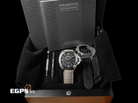 PANERAI 沛納海 Luminor Marina PAM00312 三日鍊 1950殼型復古美感 現代三日動力機芯 經典三明治面盤 小秒針   自動上鍊 44mm