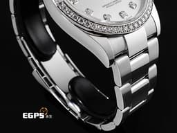 ROLEX 勞力士 DATEJUST 36 蠔式日誌型 126284RBR <font color="#cadff0">白色珍珠貝母面盤 原廠鑲鑽外圈 鑽石時標</font> <font color="#FF0000">2025年新式保卡</font>&nbsp;自動上鍊 36mm