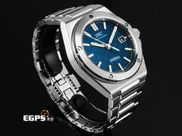 IWC 萬國 Ingenieur 40 工程師系列 IW328907 <font color="#70cce1">藍色網格紋面盤</font> 五日鍊 不鏽鋼 <font color="#FF0000">Gérald Genta尊達大師強勢回歸 重新演繹工程師SL腕錶 2025年保卡</font> 自動上鍊 40mm