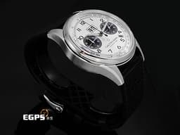 Carl F. Bucherer 寶齊萊 Heritage BiCompax Annual 傳承系列 00.10803.08.12.01 不鏽鋼材質&nbsp;<font color="#05f0f0">年曆功能 大日期窗 銀白色熊貓面盤</font> <font color="#FF0000">2019年保卡 台灣公司貨 限量888支</font> 自動上鍊 41mm