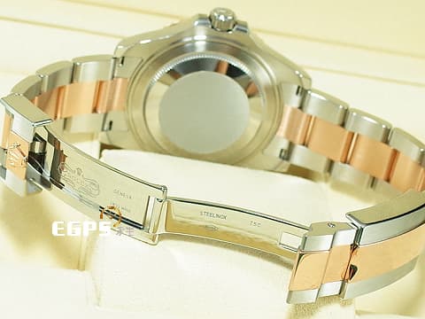 ROLEX 勞力士 Yacht-Master 37 蠔式 遊艇名仕型 268621 巧克力色面盤&nbsp;中型 永恆玫瑰金 半金款 小遊艇&nbsp;2020年保單 原廠膠膜&nbsp;自動上鍊 37mm