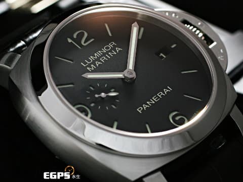 PANERAI 沛納海 Luminor Marina PAM00312 三日鍊 PAM312  經典三明治面盤  小秒針 三日鍊 &nbsp;絕版經典透明錶背款  自動上鍊 44mm