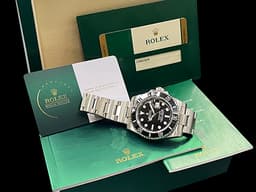 ROLEX 勞力士 Submariner Date 蠔式 潛航者 116610LN <font color="#05f0f0">經典 黑水鬼 黑色陶瓷外圈</font>&nbsp;<font color="#ff0000">附原廠盒單及2026原廠保養卡</font>&nbsp;不鏽鋼材質&nbsp;自動上鍊 40mm