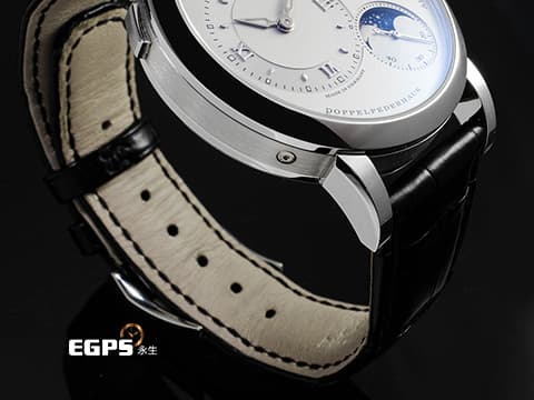 A. LANGE &amp; SÖHNE 朗格 Lange 1 Moonphase Platinum 192.025 P950鉑金材質 大日期窗、動力儲存顯示 日夜顯示月相功能&nbsp;2025年保單 僅試戴極新品&nbsp;手動上鏈 38.5mm