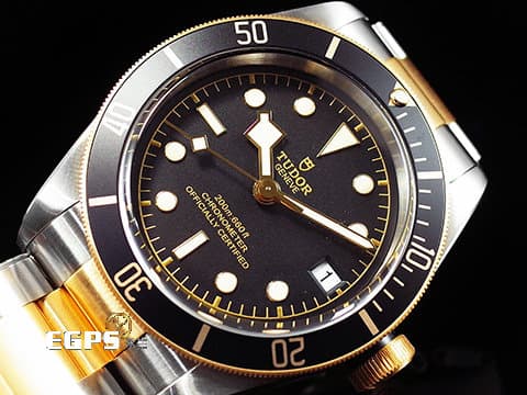 TUDOR 帝舵 Heritage Black Bay S&amp;G 碧灣 79733N&nbsp;大衛貝克漢 配帶款&nbsp;18K黃金&nbsp;半金款&nbsp;79733 N 雪花針 MT5612自製機芯 2025年保卡 潛水錶 自動上鍊 41mm