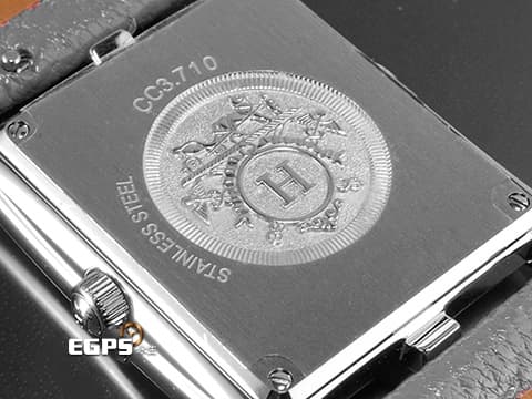 HERMES 愛馬仕 HEURE H 系列 CC3.710.130 不鏽鋼材質 H型錶殼  台灣公司貨  石英機芯 29mm