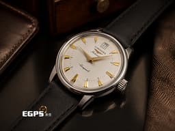 Longines 浪琴 Conquest Heritage L1.611.4.75.2 不鏽鋼材質&nbsp;<font color="#f8e18b">銀色太陽放射紋面盤 立體時標 鍍金Dauphine劍形指針</font>&nbsp;<font color="#FF0000">2026年保卡 試戴極新品 台灣公司貨</font>&nbsp;自動上鍊 35mm