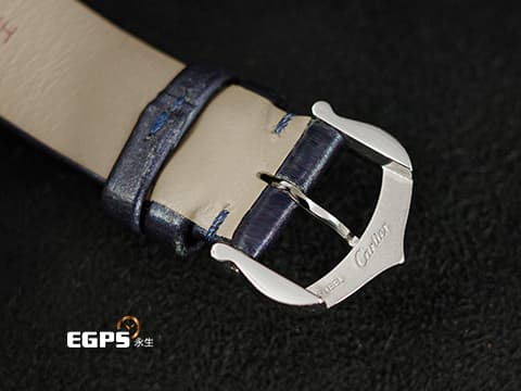 CARTIER 卡地亞 Ballon Blanc de Cartier&nbsp;白氣球 原鑲鑽圈 W4BL0003 不鏽鋼 2022年保單&nbsp;石英腕錶 30mm