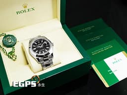 ROLEX 勞力士 Datejust 41 蠔式日誌型 126300 <font color="#3e3c3c">已停產稀少黑色面盤&nbsp;</font>經典 DJ41 不鏽鋼&nbsp;<font color="#FF0000">2019年保單 蠔式（Oyster）三節錶帶</font> 自動上鍊 41mm