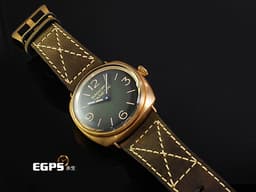 PANERAI 沛納海 Submersible Bronzo PAM760 PAM00760&nbsp;<font color="#e1b586">青銅材質 </font><font color="#839a7e">漸變綠色錶盤</font>&nbsp;<font color="#FF0000">2024年保卡 </font> 自動上鍊 47mm