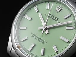 ROLEX 勞力士 Oyster Perpetual 31 經典 蠔式恆動型 277200 <font color="#ccffd6">2025年最新款 開心果綠色噴漆面盤</font>&nbsp;OP31 不鏽鋼 <font color="#FF0000">2025年保卡 保有大部分原廠膠膜</font>&nbsp;自動上鍊 31mm