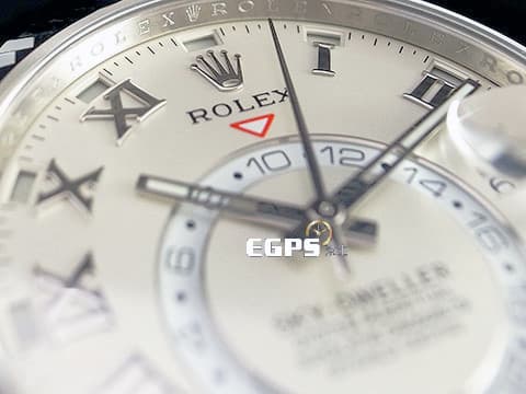 ROLEX 勞力士 Sky-Dweller 蠔式 天行者 326939 年曆錶 經典絕版羅馬數字時標 GMT 兩地時區 18K白金材質 2019年保單 沙羅系統 歡迎各錶友以PP、AP、勞力士來店交換，本店將以最高價評估～ 自動上鍊 42mm