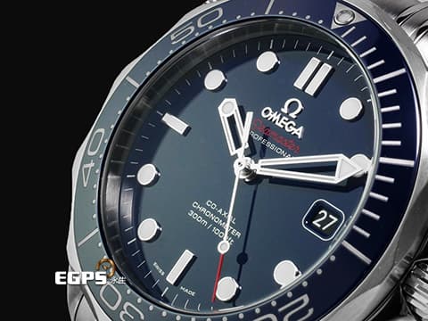 OMEGA 歐米茄 Seamaster Diver 300 經典 海馬 21230412003001 212.30.41.20.03.001&nbsp;不鏽鋼材質&nbsp;藍色陶瓷波面盤、藍色陶瓷單向旋轉錶圈&nbsp;同軸擒縱&nbsp;排氦氣閥 潛水錶 自動上鍊 41mm