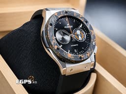HUBLOT 宇舶 Classic Fusion Chronograph 經典融合 541.NQ.1470.RX.UEL26 <font color="#eb820a">橘色玻璃纖維錶圈 UEFA EuropaLeague 官方授權限量版 鈦金屬材質錶殼</font>&nbsp;計時碼錶 <font color="#FF0000">2026年保單 全球限量50只</font> 自動上鍊 42mm