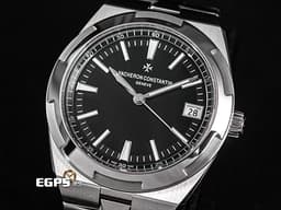 Vacheron Constantin 江詩丹頓 VC錶 Oversea 縱橫四海 4500V/110A-B483 黑色面盤 不鏽鋼<font color="#FF0000">&nbsp;易拆卸替換錶帶裝置 另附皮革錶帶和橡膠錶帶 2022年保單 </font>自動上鍊 41mm