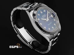 ROLEX 勞力士 DATEJUST II 126334 G 蠔式日誌 126334G 不鏽鋼材質 18K白金三角坑紋錶圈  <font style="" color="#05f0f0">藍色放射紋鑽石時標面盤</font><font color="#0000ff" style="color: rgb(255, 0, 0);"> </font><font color="#ff0000"> 2019年保卡&nbsp;</font>自動腕錶 41mm