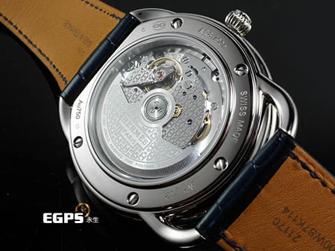 HERMES 愛馬仕 ARCEAU系列 Grand carrosse royal 自由野性的豪華皇家馬車 18K白金材質 微繪工藝腕錶 彩繪珍珠母貝面盤 限量12只 新錶參考訂價：2,402,000 元 自動上鍊 41mm