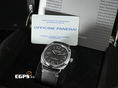 PANERAI 沛納海 Radiomir Black Seal PAM00183 黑豹 經典三明治夜光面盤 不鏽鋼 小秒針 復古 洋蔥頭錶冠 PAM183&nbsp;台灣公司貨&nbsp;手上鍊 45mm