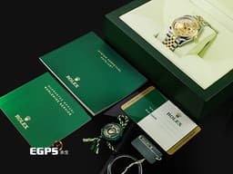 ROLEX 勞力士 DateJust DJ36 116233 18K黃金&amp;不鏽鋼材質 半金款 <font color="#f7f2c5">香檳金色面盤 立體羅馬數字時標</font>&nbsp;<font color="#ff0000">2016年保卡</font>&nbsp;自動上鏈 36mm
