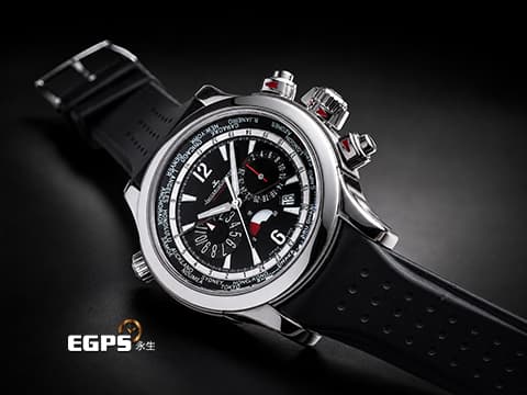 Jaeger-LeCoultre 積家 Master Compressor Extreme World Chronograph 150.8.22 大型運動複雜功能錶 GMT世界時間 24時區顯示 計時碼錶 限量200只 2025年保卡&nbsp;自動上鏈 46mm