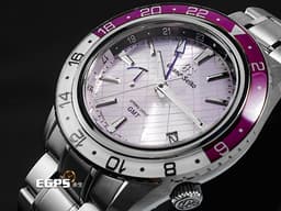 GRAND SEIKO 特級精工 GS 精工 Sport Collection SBGE313 Spring Drive GMT 不鏽鋼材質&nbsp;<font color="#05f0f0">【銀座限定款】 限量450支 </font><font color="#fa00fa">美麗、傳統、尊嚴的紫色兩地時間錶圈</font><font color="#05f0f0">&nbsp;</font>兩地時區 三日鍊 動能顯示&nbsp;<font color="#FF0000">2025年保卡</font>&nbsp;自動上鍊 44mm