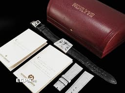VACHERON CONSTANTIN 江詩丹頓 1972  系列 37510/000G 18K白金材質 <font color="#05f0f0">銀色拉絲面盤 原廠鑲嵌鑽石錶圈</font> 26 x 36.5mm