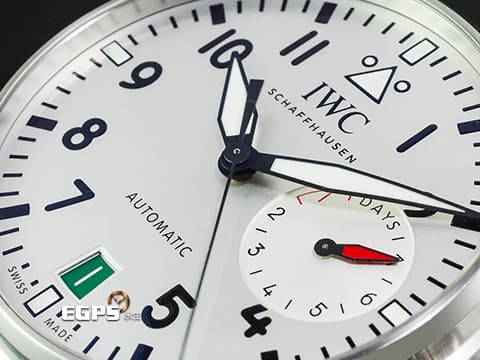 IWC 萬國 Big Pilot`s 7 Days 大飛行員 七日鏈 IW501014 不鏽鋼材質 「萬惡之城-拉斯維加斯」特別版 宛如賭徒輪盤般的綠紅黑日期窗&nbsp;2021年保卡 限量發行250枚 自動上鏈 46mm