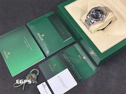 ROLEX 勞力士 Datejust 41 蠔式日誌型 126334 <font color="#ADADAD">石板灰色面盤</font>搭配<font color="#009100">綠羅馬時標 溫布頓</font> 不鏽鋼 DJ41 經典三角坑紋錶圈 <font color="#FF0000">2022年保卡 蠔式（Oyster）三節錶帶 已回原廠保養，延長保固到2028年</font> 自動上鍊 41mm