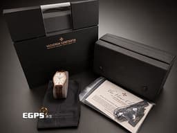 Vacheron Constantin 江詩丹頓 VC錶 Malte 馬耳他系列 25530/000R-9742 <font color="#e59f66">玫瑰金材質 鱷魚皮帶 銀白色面盤 原廠鑲鑽錶圈&nbsp;</font><font color="#fafa01">搭配原廠18K玫瑰金材質錶扣! </font>石英機芯 34.4 x 28.4mm