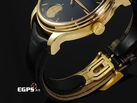 H. Moser &amp; Cie. 亨利慕時 Perpetual Moon 千年月相 348.901-013 18K玫瑰金材質 7日動力儲存 弧形軌道移動式動能儲存顯示 藍色漸層面盤&nbsp;台灣公司貨 訂價約1,245,000元&nbsp;自動上鍊 40.8mm
