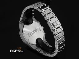 Audemars Piguet AP錶 愛彼錶 Royal Oak  皇家橡樹 26300ST.OO.1110ST.07 <font color="#0582f5">藍色面盤 </font><font color="#fd9330">橘色秒針、計時指針、刻度</font>&nbsp;計時碼錶 不鏽鋼材質 鍊帶款 自動上鍊 39mm