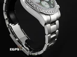 ROLEX 勞力士 Cosmograph Daytona 宇宙計時型 迪通拿 126579RBR 18K白金材質 <font color="#05f0f0">原廠鑲嵌36顆鑽石錶圈、8顆鑽石時標 鮮明對比黑、白兩色珍珠貝母面盤&nbsp;</font><font color="#FF0000">2026年保卡&nbsp;</font>賽車計時碼表&nbsp;自動上鏈 40mm