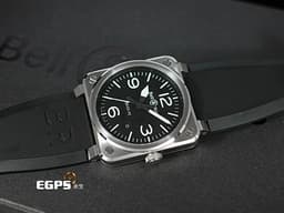 Bell &amp; Ross 柏萊士 BR錶 Instrument 系列 BR03-92&nbsp; 大三針&nbsp; 經典黑色面盤 不鏽鋼材質 飛行錶 自動上鍊 42mm