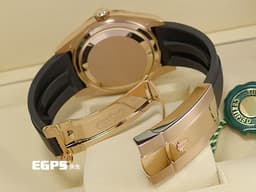 ROLEX 勞力士 Sky-Dweller 326235 蠔式 天行者 年曆錶 兩地時區 <font color="#D2691E">巧克力色面盤搭配Oysterflex橡膠錶帶</font> 沙羅裝置 18K永恆玫瑰金 <font color="#FF0000">2022年保卡</font>&nbsp;自動上鍊 42mm