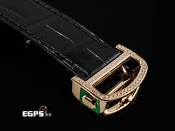 CARTIER 卡地亞 Pasha de Cartier HPI01575 18K玫瑰金材質 <font color="#05f0f0">陀飛輪 錶冠鑲嵌0.36克拉 錶圈鑲嵌47顆(共1.98克拉)&nbsp;&nbsp;</font><font color="#ff0000">2026年保卡 新式「QuickSwitch」錶帶快拆系統 附皮革錶帶 新錶訂價：約3,480,000元&nbsp;</font>自動上鍊 35.1mm