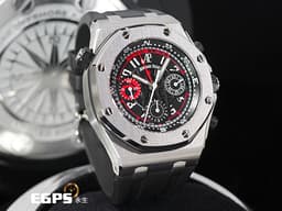Audemars Piguet 愛彼 AP錶 Royal Oak Offshore 皇家橡樹 離岸型 <font color="#bb0707">Alinghi Polaris 阿靈基 帆船隊 北極星</font> 帆船盃 26040ST.OO.D002CA.01 飛返 計時碼表 不鏽鋼 26040 ST <font color="#ff0000">限量1935只 特殊錶盒</font> 自動上鍊&nbsp;42mm
