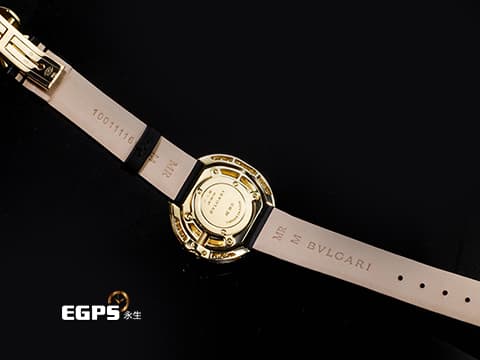 BVLGARI 寶格麗 Bulgari Astrale Cerchi系列 AE36G 18K黃金材質&nbsp;原廠鑲嵌鑽石錶圈&nbsp;石英機芯 36mm