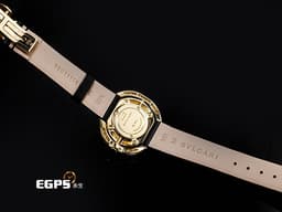 BVLGARI 寶格麗 Bulgari Astrale Cerchi系列 AE36G 18K黃金材質&nbsp;<font color="#05f0f0">原廠鑲嵌鑽石錶圈</font>&nbsp;石英機芯 36mm