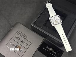 Bell &amp; Ross 柏萊士 BRS-98-WCS 白色精密陶瓷 石英機芯  39mm