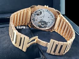 BVLGARI 寶格麗 Bulgari Octo Finissimo 104165 18K玫瑰金材質 <font color="#AAAAAA">超薄錶殼（厚 6.40 公釐）</font> <font color="#fca658">手繪機芯草圖面盤 全球限量 70 只</font> <font color="#FF0000">PT950鉑金微型自動盤 2025年保單</font> 自動上鍊 40mm