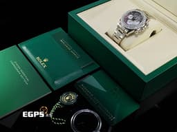 ROLEX 勞力士 Cosmograph Daytona 宇宙計時型 迪通拿 126579RBR 18K白金材質 <font color="#05f0f0">原廠鑲嵌36顆鑽石錶圈、8顆鑽石時標 鮮明對比黑、白兩色珍珠貝母面盤&nbsp;</font><font color="#FF0000">2026年保卡&nbsp;</font>賽車計時碼表&nbsp;自動上鏈 40mm