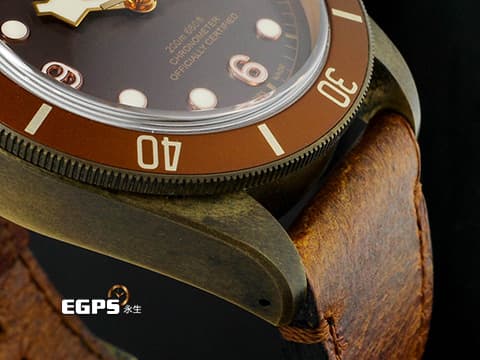 TUDOR 帝舵 Heritage Black Bay Bronze&nbsp;79250BM 青銅材質 棕色面盤 2018年保卡 潛水錶 自動上鍊 43mm
