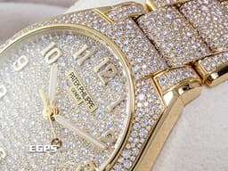 PATEK PHILIPPE  百達翡麗 PP Twenty~4 7300/1450R-001 18K玫瑰金材質 <font color="#05f0f0">滿天星鑽石面盤 原鑲鑲嵌3,238顆鑽石（共約17.21克拉）</font><font color="#ff0000">2021年保單 僅試戴收藏 一手錶未整理 新錶訂價：14,043,000元</font>&nbsp;自動上鏈 36mm