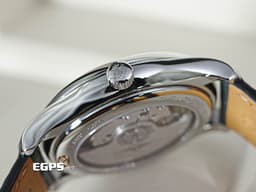 LONGINES 浪琴 Master Collection 名匠 巨擘系列 L28434932&nbsp;<font color="#f2a650">緞面紋鮭魚面盤 雕鑿式復古字體時標</font>&nbsp;小秒針 不鏽鋼<font color="#FF0000">&nbsp;2023年台灣公司貨</font>&nbsp;自動上鍊 38.5mm