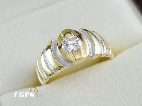 黃K金 白K金 天然真鑽 鑽戒 鑽石戒指 鑽石 主石0.37CT 女戒