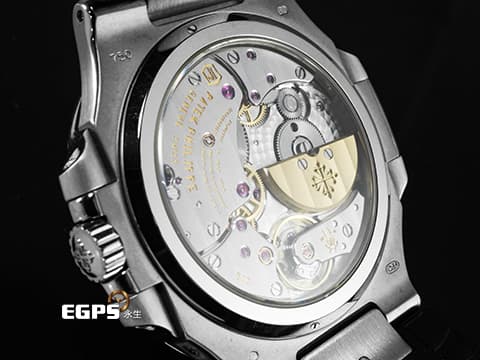 Patek philippe 百達翡麗 PP Nautilus 金鷹 鸚鵡螺 5712G 18K白金 灰色漸層面盤 精鑲鑽石錶圈、錶爾 2015年保單&nbsp;自動上鏈 43x38mm