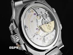 Patek philippe 百達翡麗 PP Nautilus 金鷹 鸚鵡螺 5712G 18K白金 <font color="#05f0f0">灰色漸層面盤 精鑲鑽石錶圈、錶爾</font> <font color="#ff0000">2015年保單</font>&nbsp;自動上鏈 43x38mm