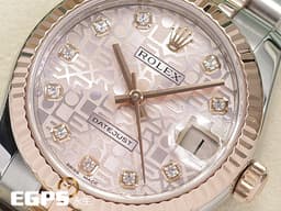 ROLEX 勞力士 Oyster Perpetual Datejust 31 178271 不鏽鋼&amp;18K玫瑰金材質 半金款 <font color="#ffd9aa">紀念型面盤 原廠鑽石時標&nbsp; </font><font color="#ff0000">台灣公司貨</font><font color="#ffd9aa">&nbsp;</font><font color="#FF0000">2018年保卡 </font> 自動上鍊 31mm